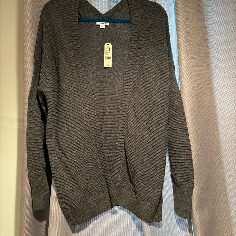 Dark Grey Cardigan NWT
